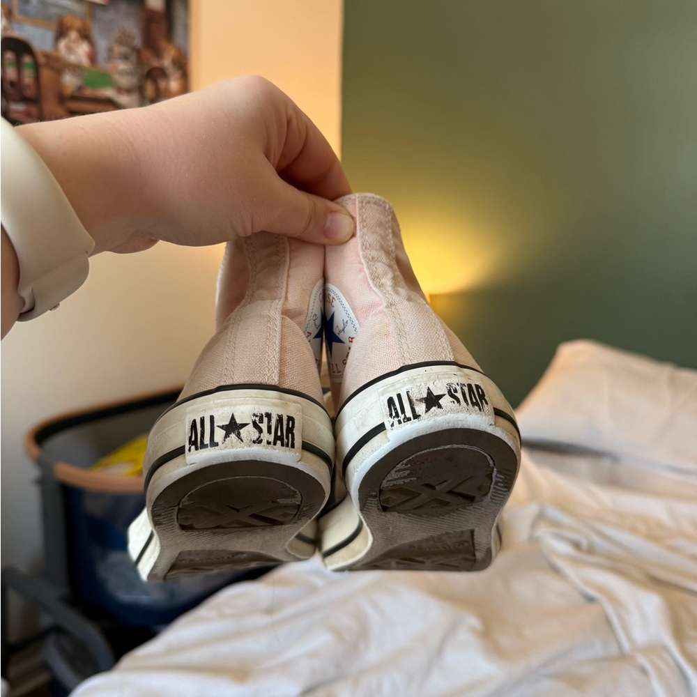 Converse All Star Light Pink Sneakers Faded and need some TLC